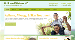 Desktop Screenshot of allergyasthmafree.com